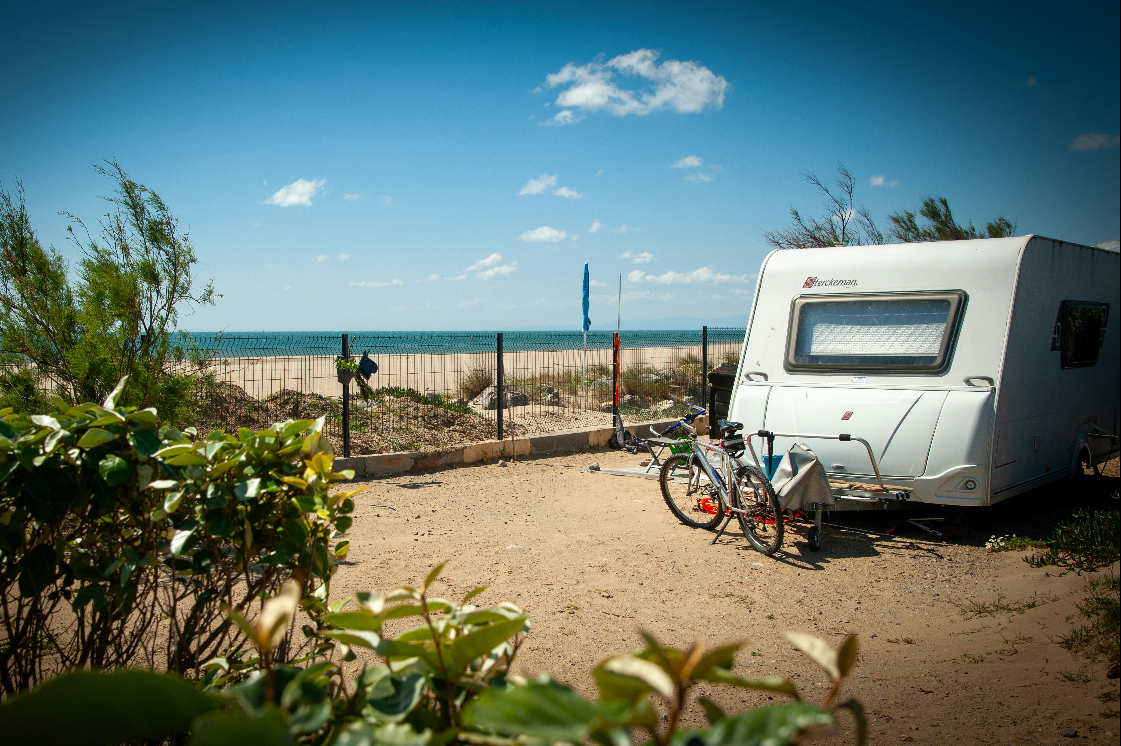 Camping Les Ayguades - Standplätze direkt am Strand