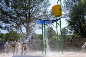Camping Villaverde Camping Les Blimouses - Wasserspielplatz für Kinder auf dem Campingplatz