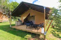 Camping Les Bouleaux  - Glamping-Zelt mit Veranda