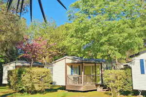 Camping Les Casteillets - Mobilheime auf dem Campingplatz