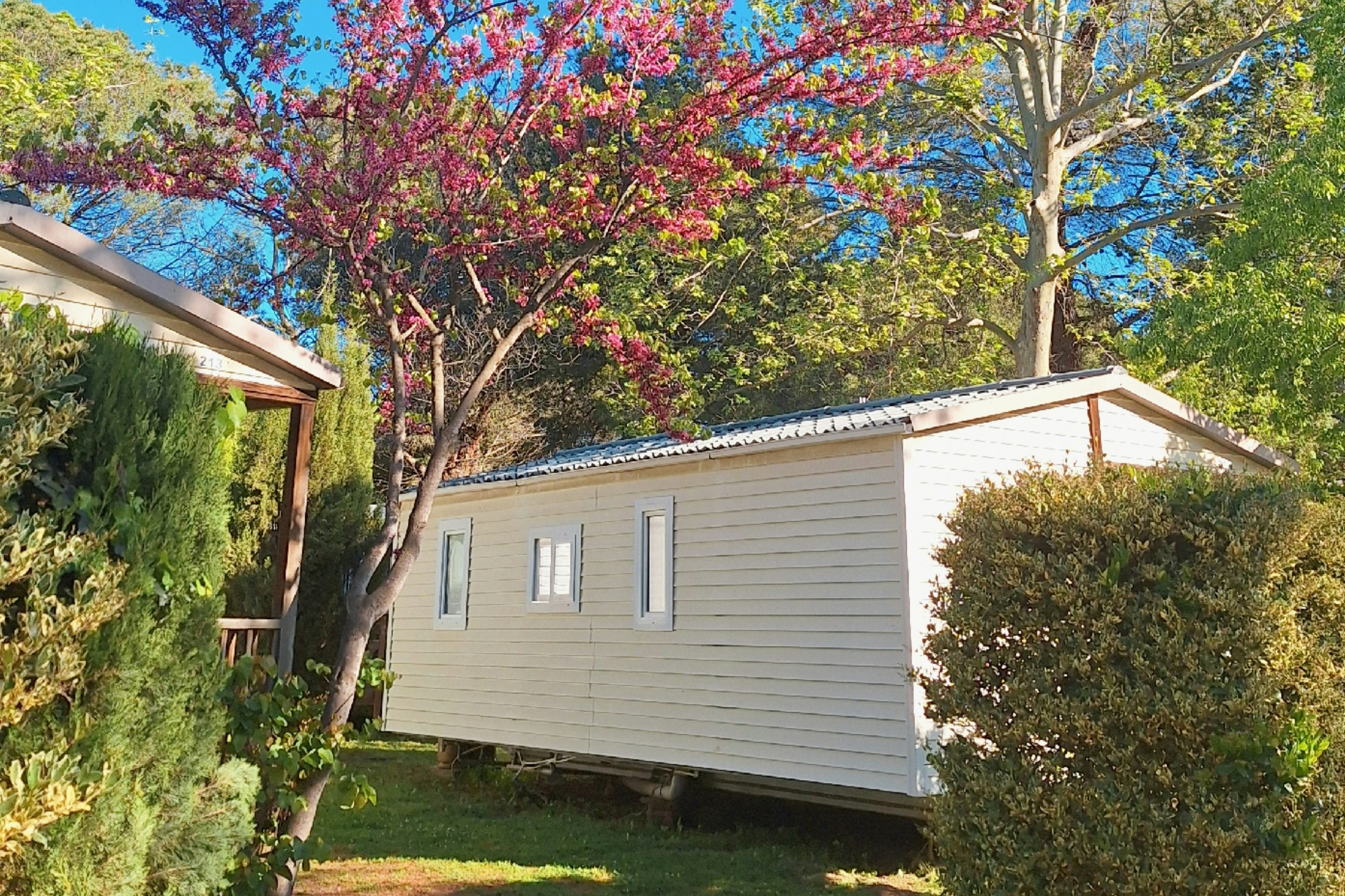 Camping Les Casteillets  - Mobilheime auf dem Campingplatz