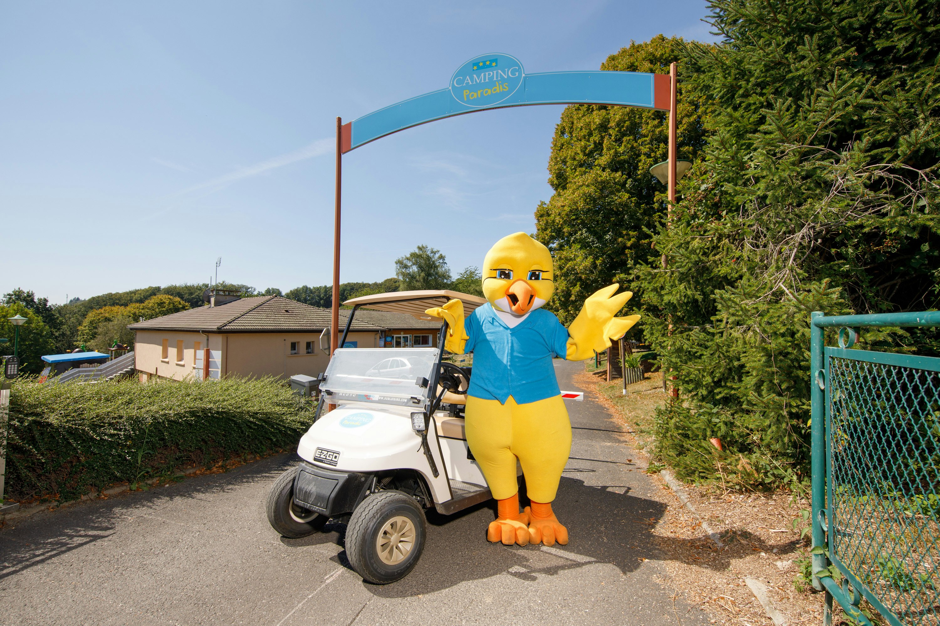 Camping Les Chanterelles  Camping Paradis Les Chanterelles  - Maskottchen der Kinderanimation auf dem Campingplatz