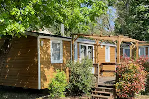 Camping Les Chapelains - Mobilheime mit Terrasse