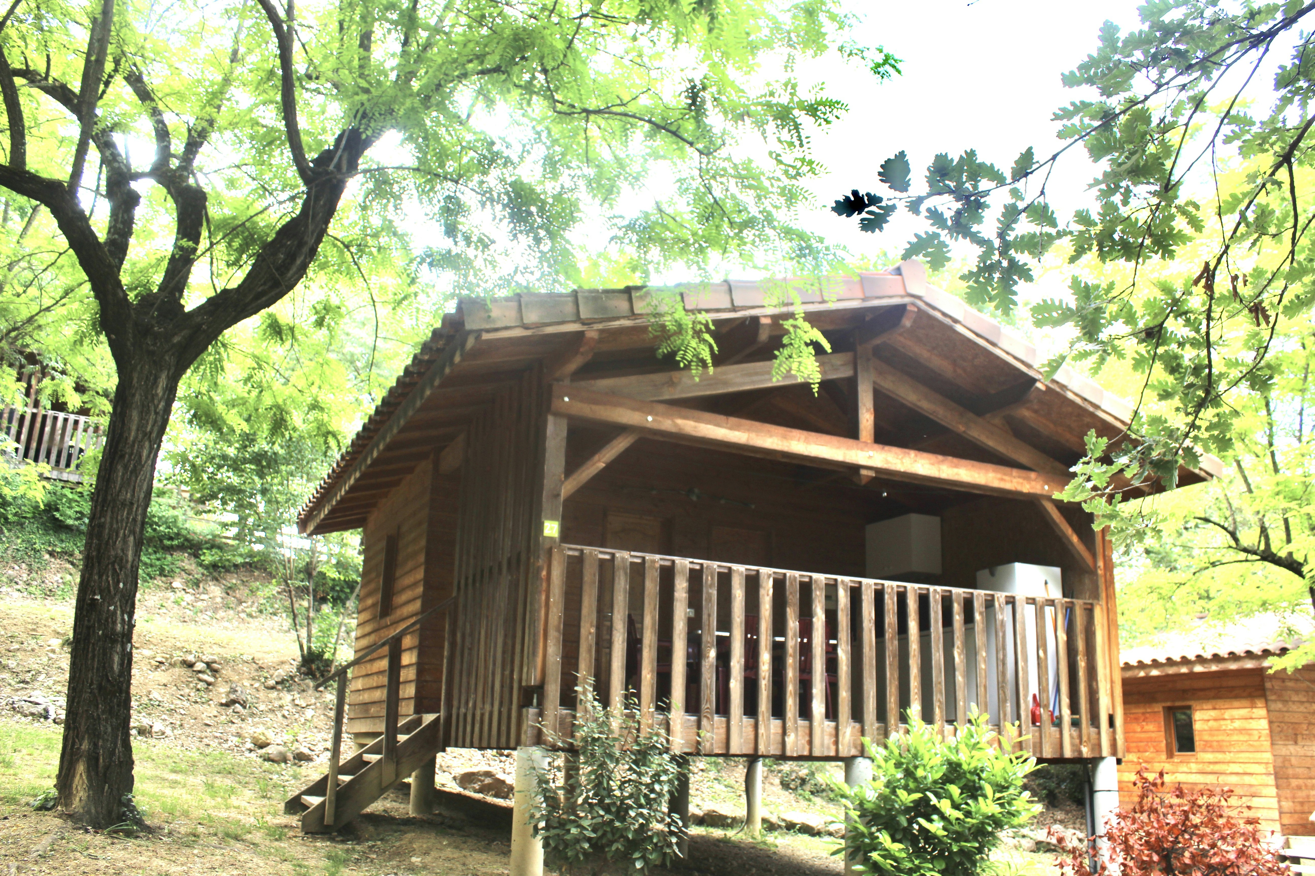 Camping les chênes  - Mobilheim auf dem Campingplatz
