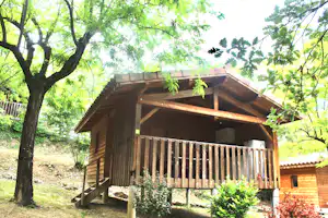 Camping les chênes - Mobilheim auf dem Campingplatz