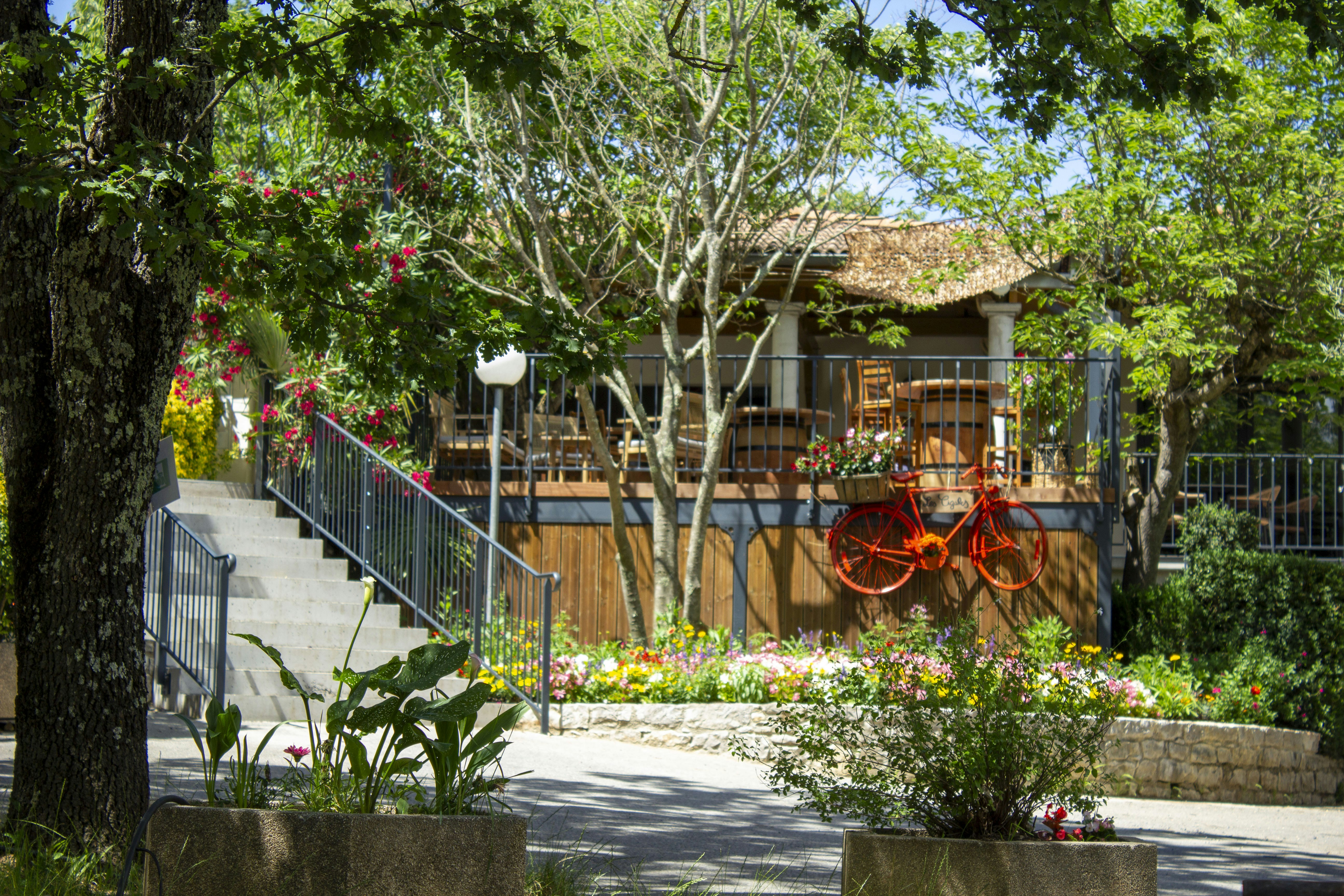 Camping Les Cigales - Blick auf den Campingplatz