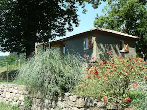Camping Les Cruses - Mobilheim auf dem Campingplatz