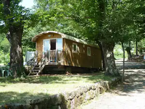 Camping Les Cruses - Mobilheim auf dem Campingplatz