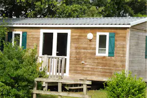 Camping Les Écureuils - Mobilheim auf dem Campingplatz