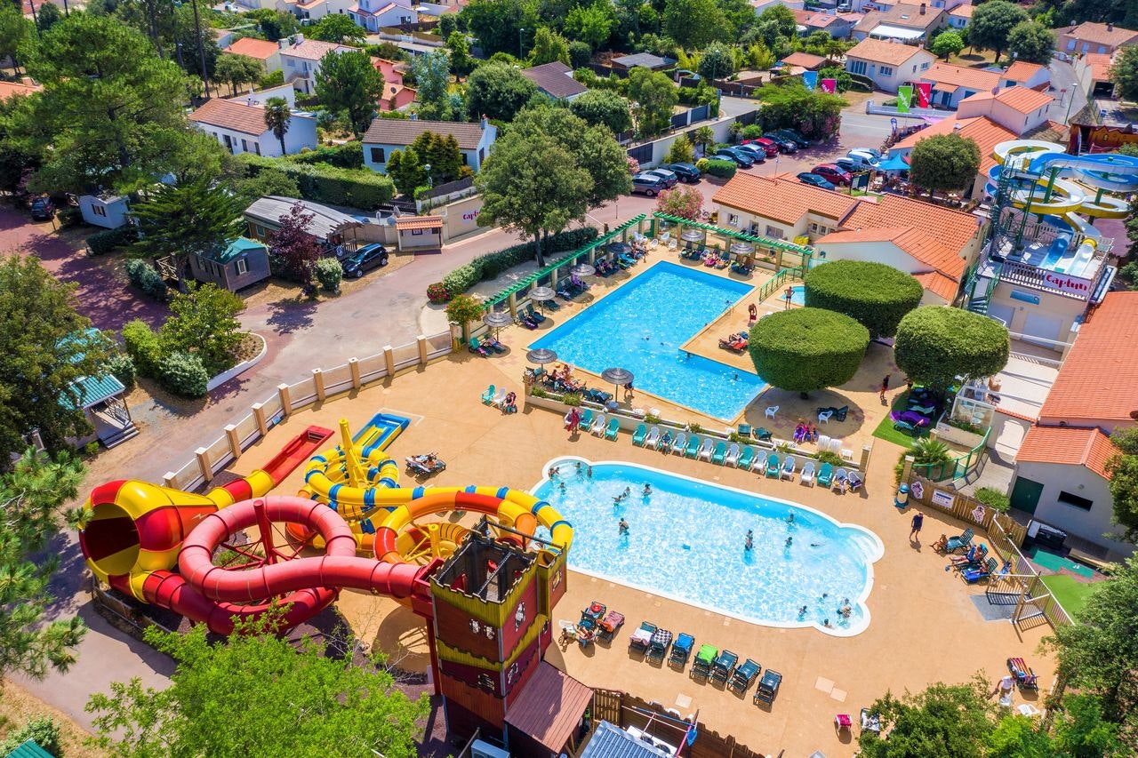 Capfun Camping Les Écureuils  - Campingplatz aus der Vogelperspektive