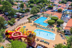 Capfun Camping Les Écureuils - Campingplatz aus der Vogelperspektive