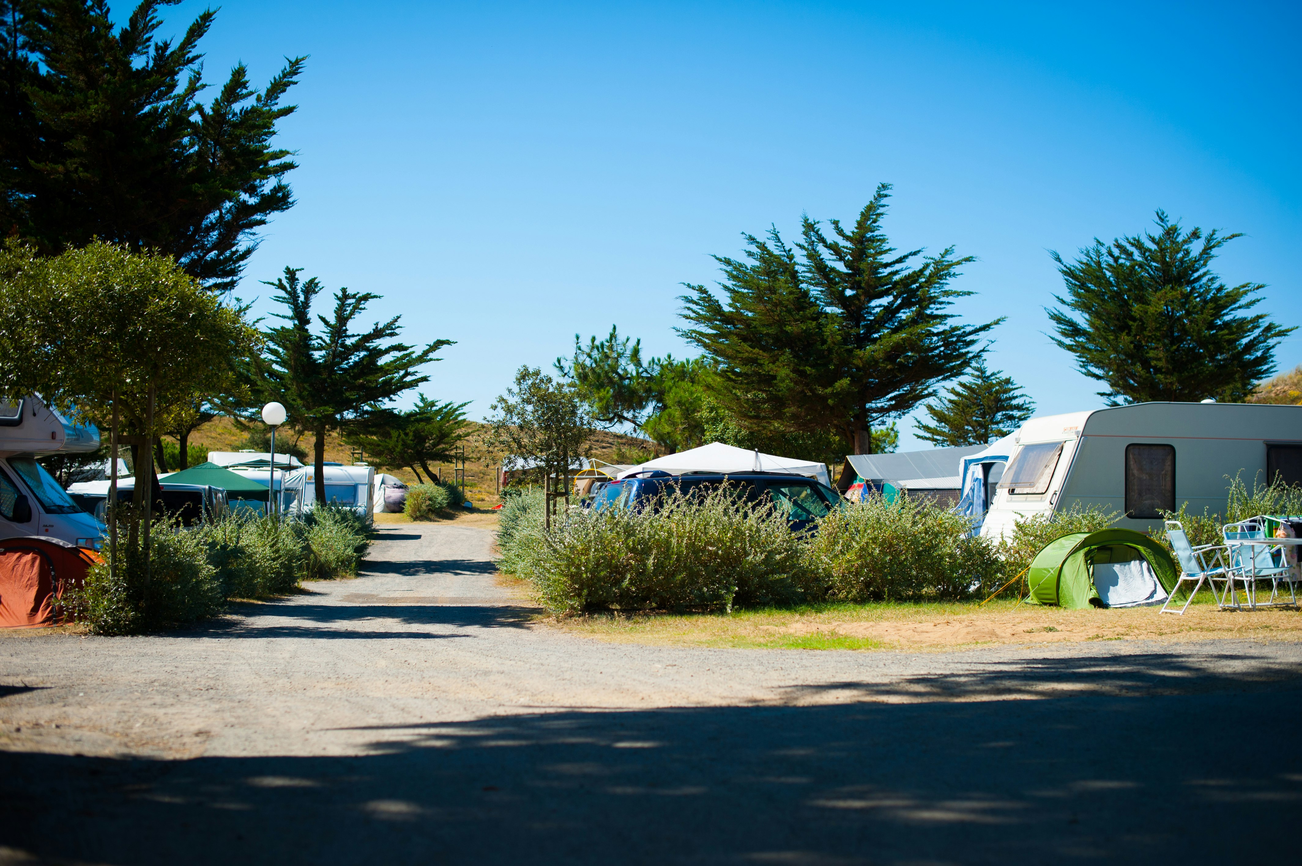 Camping Les Cyprès - Standplätze auf dem Campingplatz