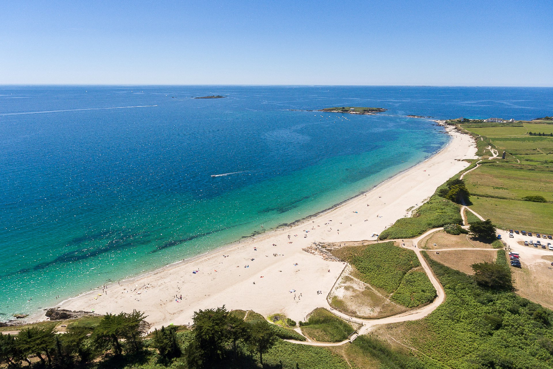 Camping Les Deux Fontaines - Strand in der nähe des Campingplatzes