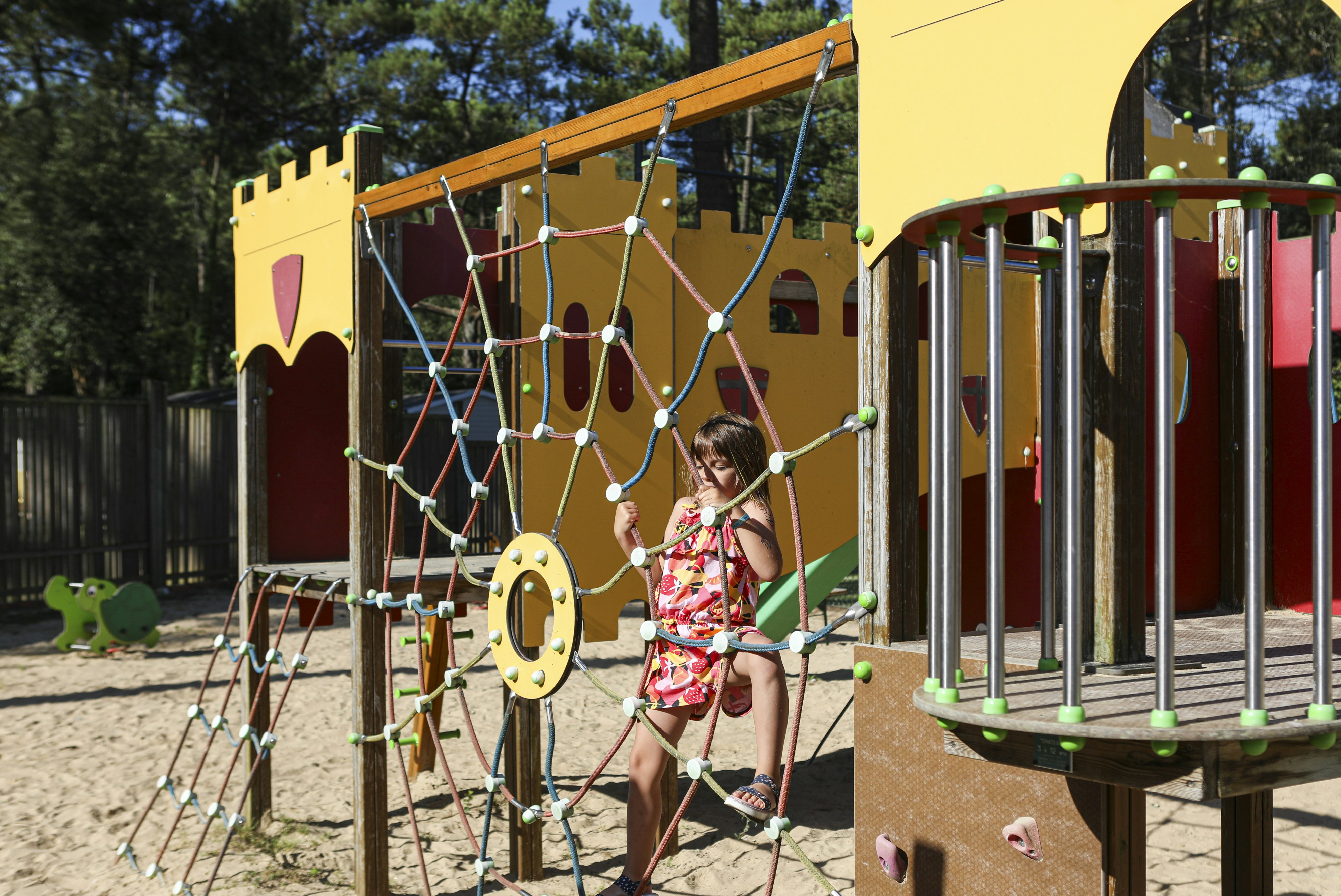 Flower Camping Les Dunes  - Kinderspielplatz auf dem Campingplatz