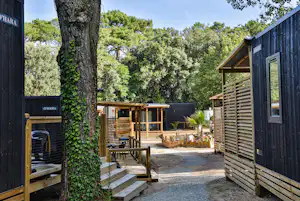 Flower Camping Les Dunes - Mobilheime auf dem Campingplatz