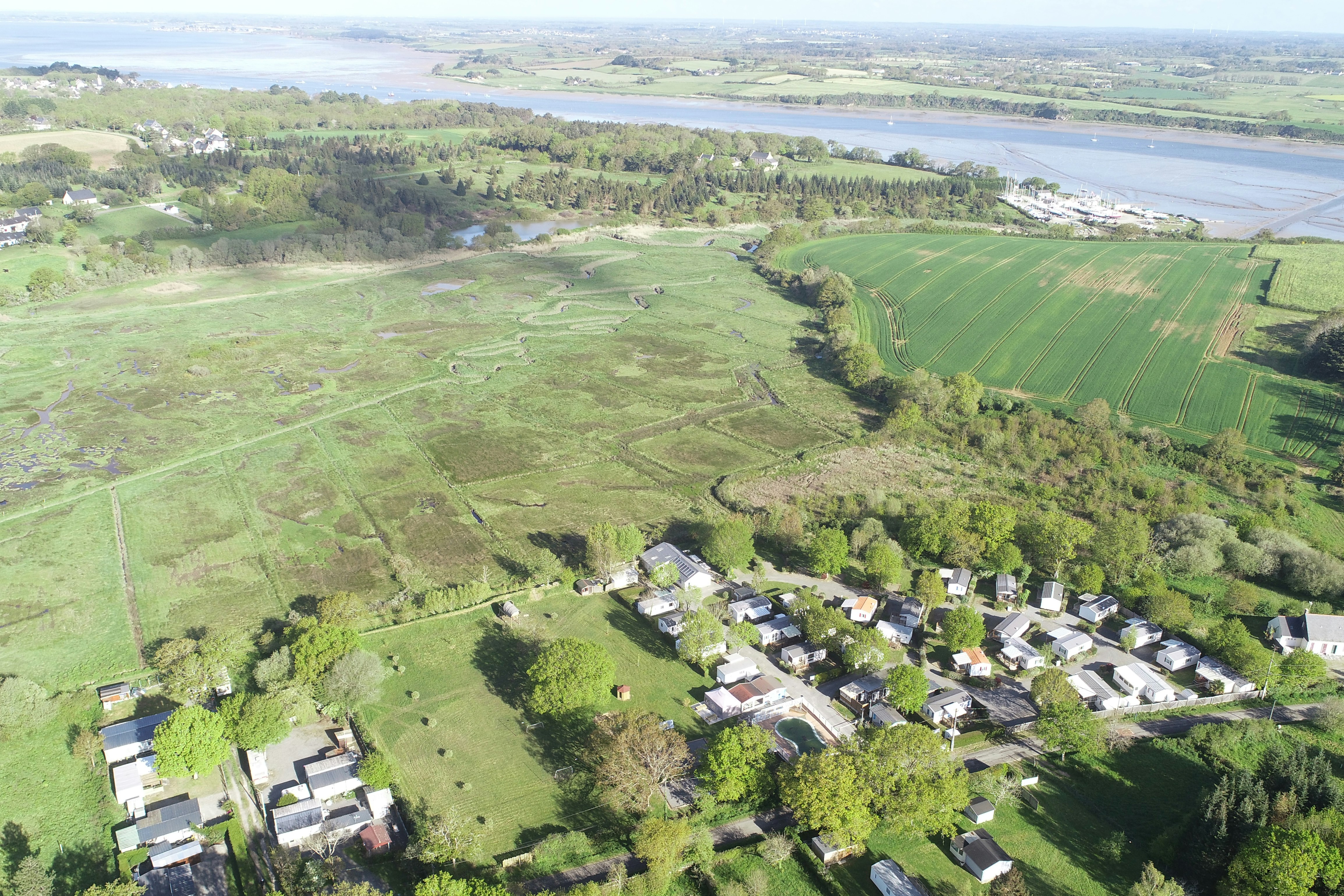 Camping Les Embruns  - Campingplatz aus der Vogelperspektive