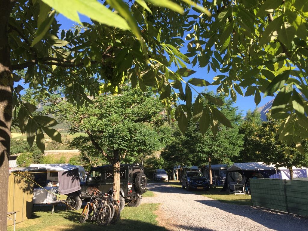 Camping Les Eygas - Standplätze auf dem Campingplatz