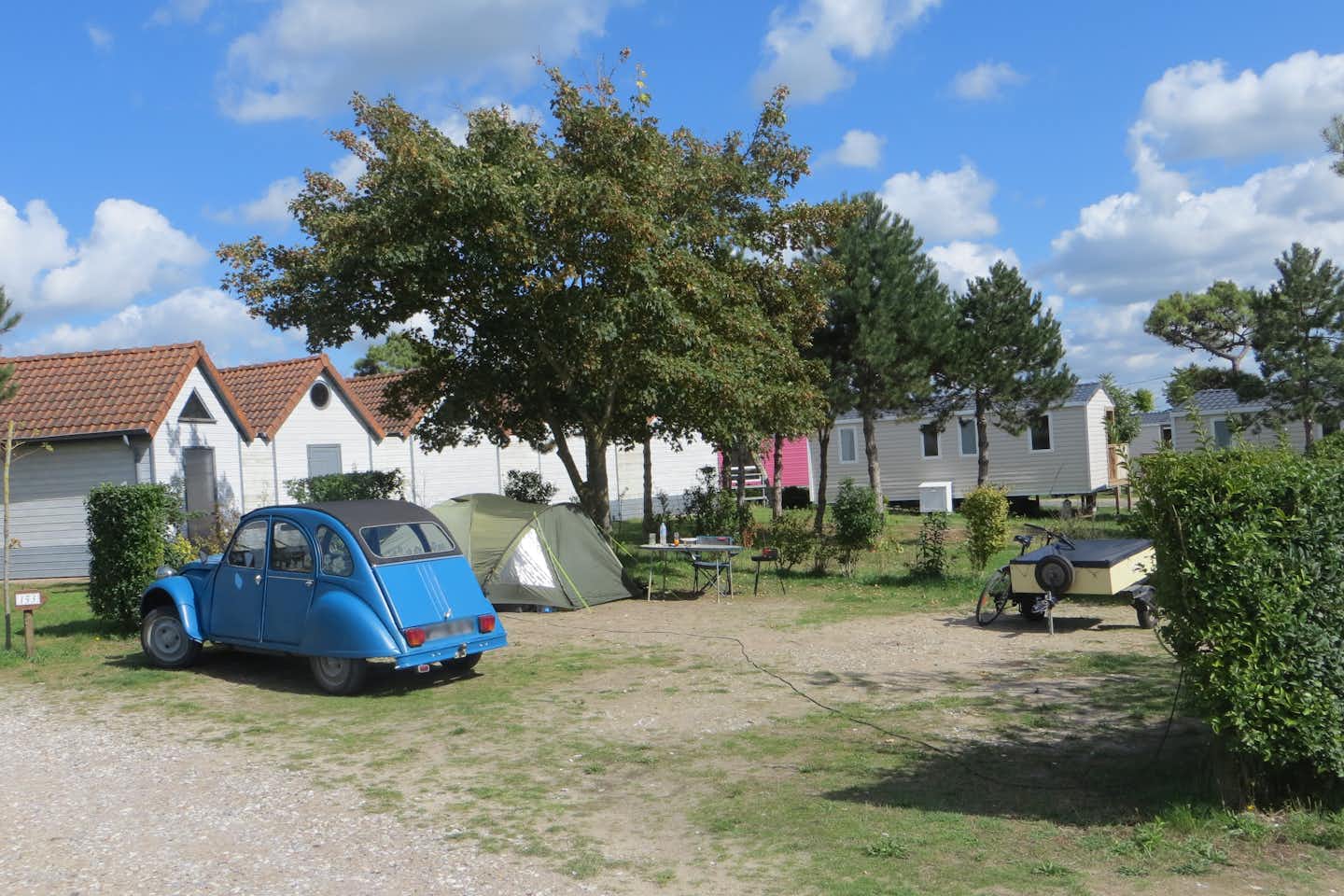 Camping Les Galets de la Mollière -  Mobilheime auf dem Campingplatz