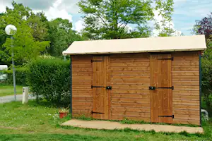 Flower Camping Les Granges - Private Sanitäreinheit auf dem Campingplatz