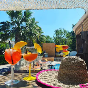 Camping Les Jardin D'Agathe Camping les Mimosas Agde - Getränke aus der Bar des Campingplatzes