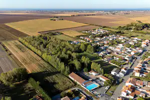 Camping Les Mizottes - Luftaufnahme des Campingplatzes