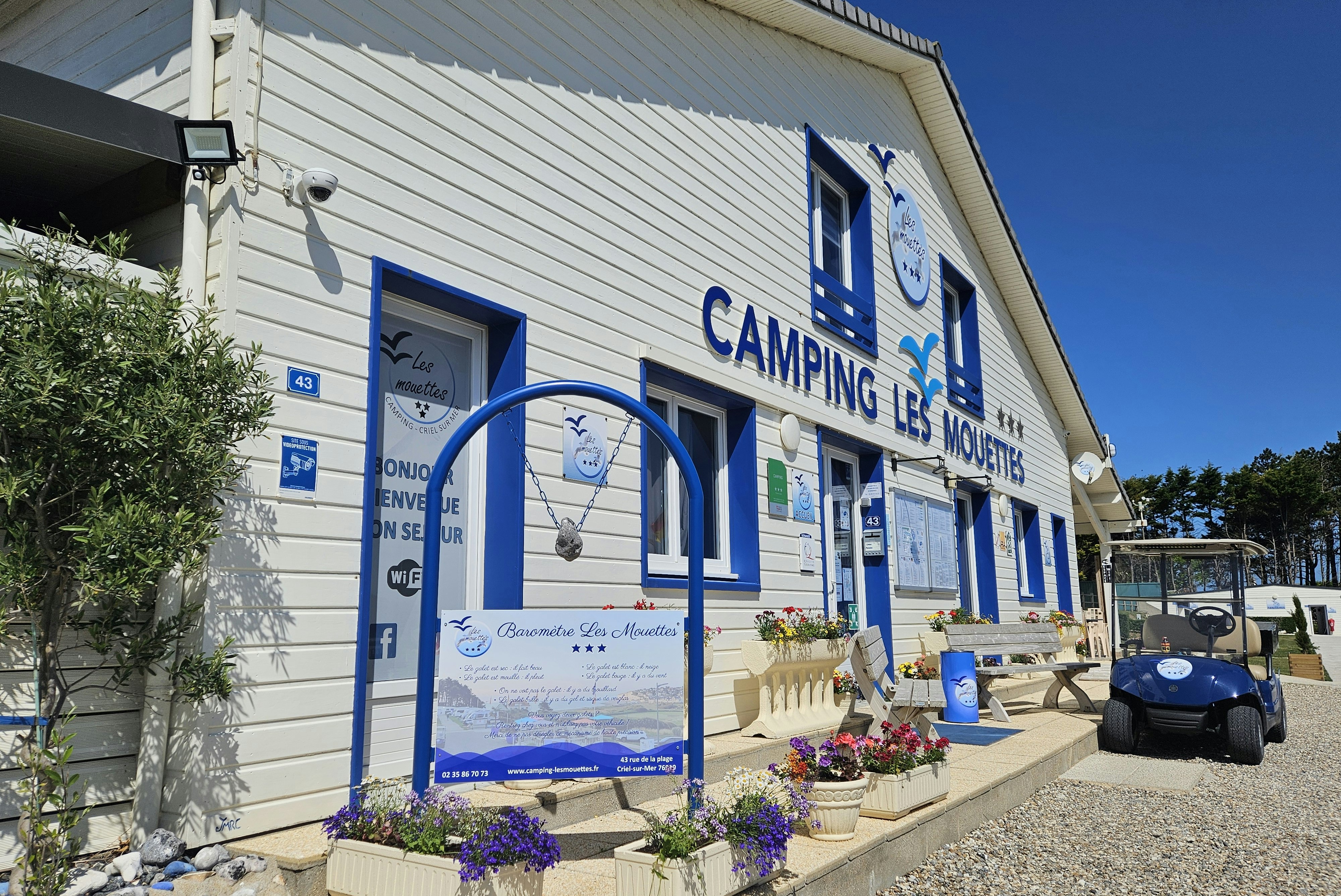 Camping Les Mouettes - Rezeption des Campingplatzes