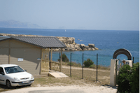 Camping Les Mouettes - Mobilheim mit Terrasse und Aussicht auf das Meer