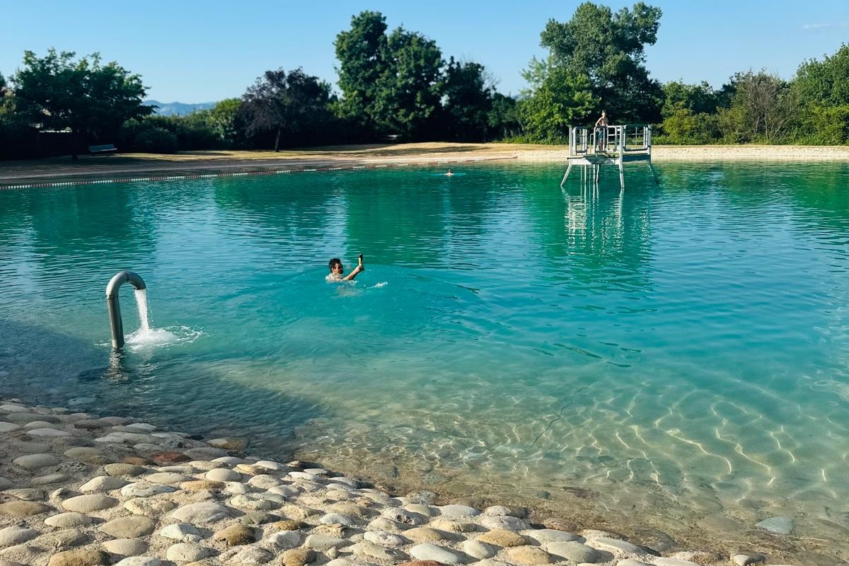 Camping Ushuaïa Villages Les Myotis  Camping les Myotis - Badesee mit Strand