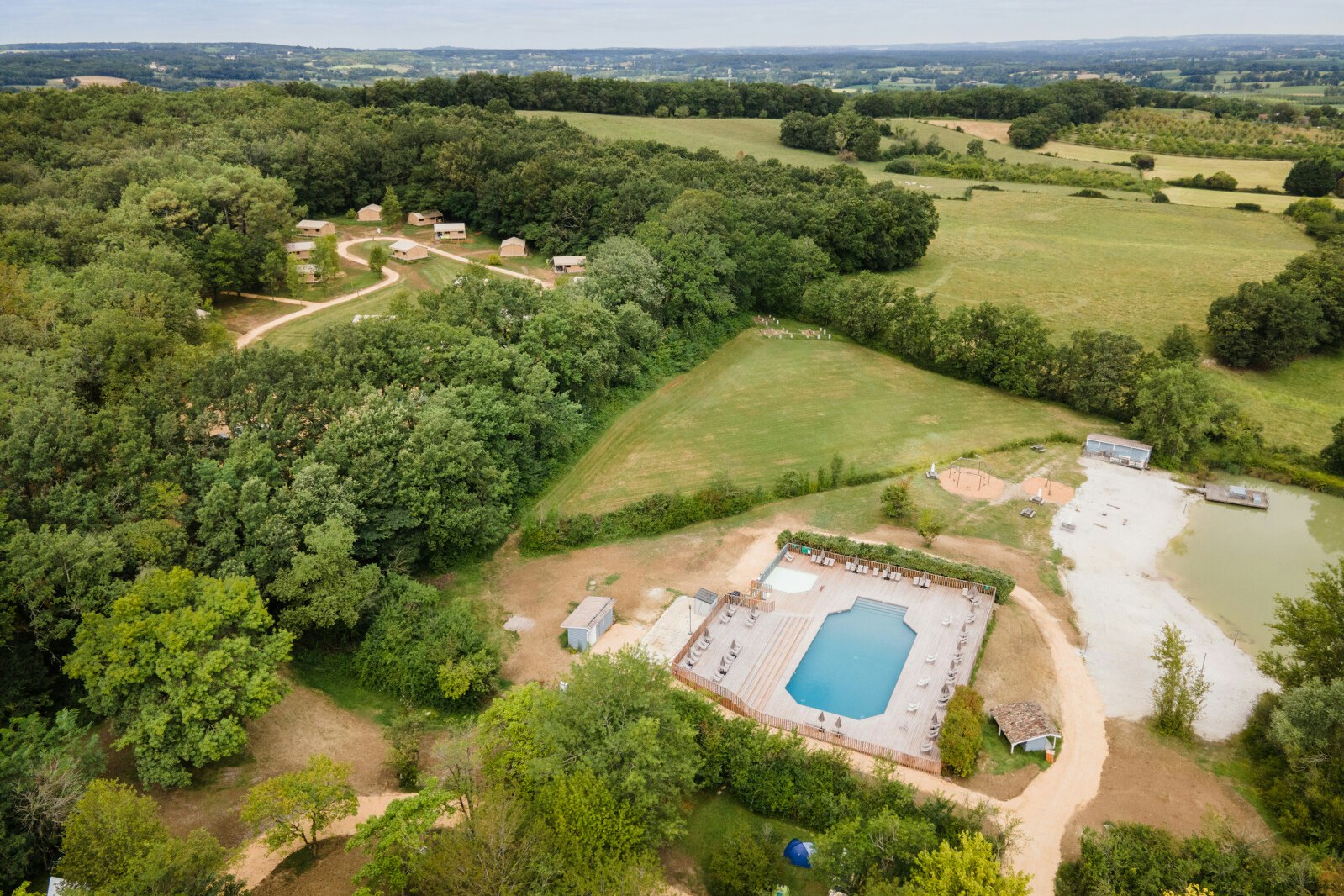 Camping Huttopia Vallée du Lot