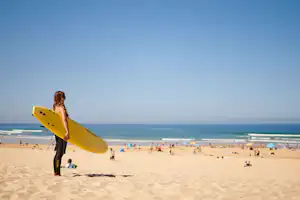 Camping Les Oyats - mit Blick auf den Strand