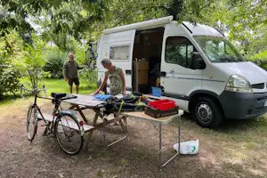Camping de Montlouis-sur-Loire - Standplätze auf dem Campingplatz