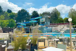 Yelloh! Village Les Pins - Rutschen im Wasserpark des Campingplatzes