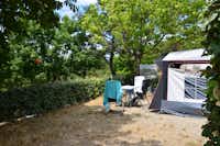 Camping Les Pins  -  Stellplatz vom Campingplatz im Grünen