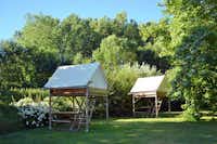 Camping Les Plages de Loire  -  Mobilheime vom Campingplatz im Grünen