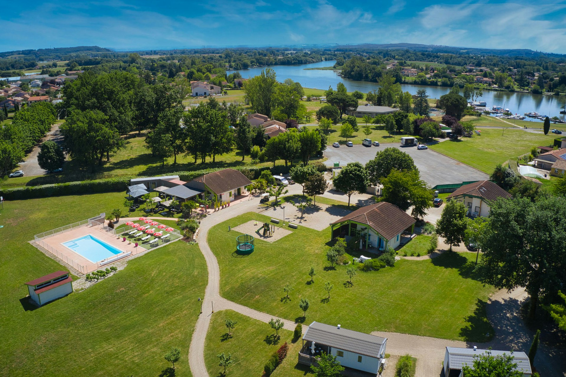 Camping Les Pommiers d'Aiguelèze