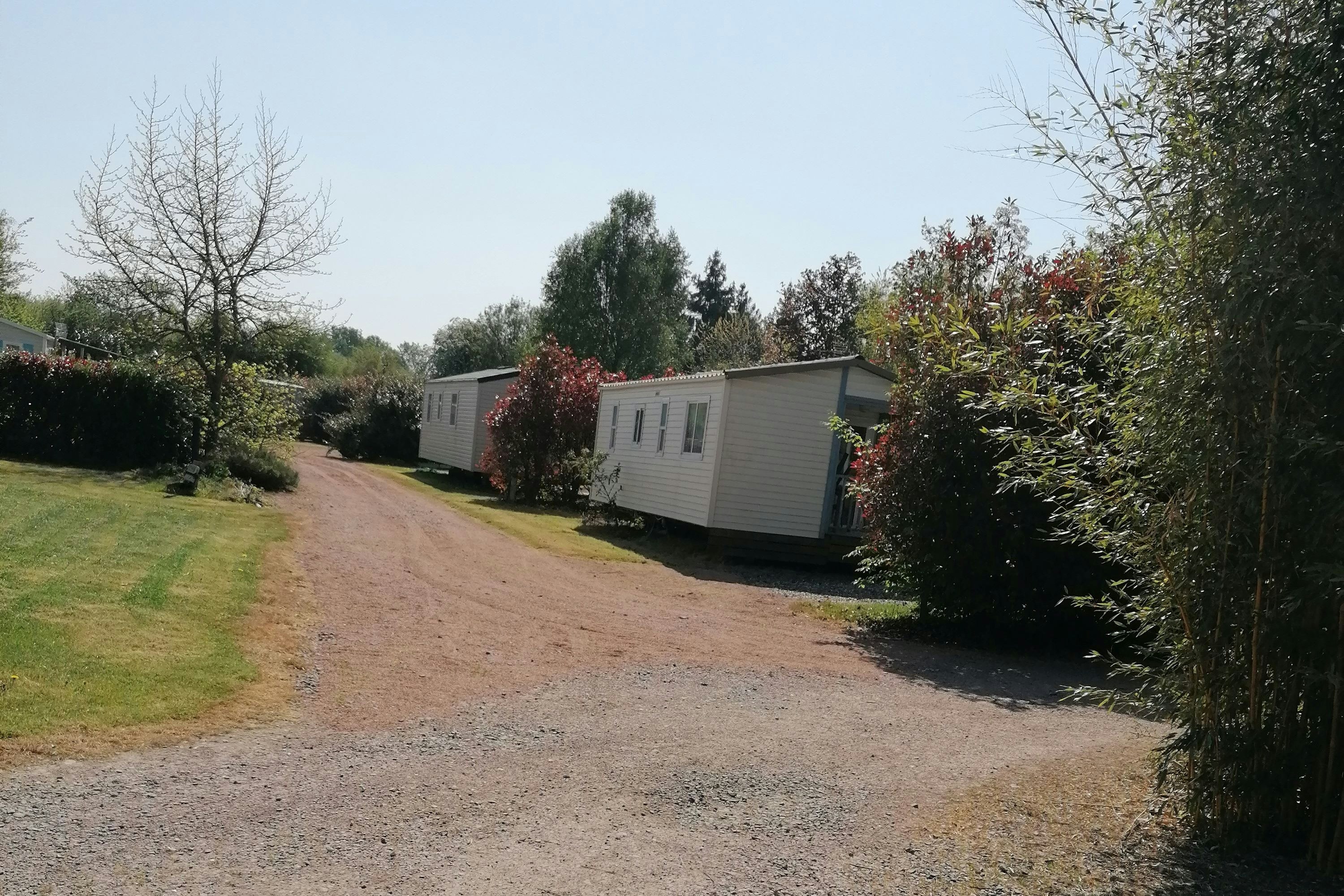 Camping Les Pommiers Pays d'Auge - Mobilheime auf dem Campinglatz