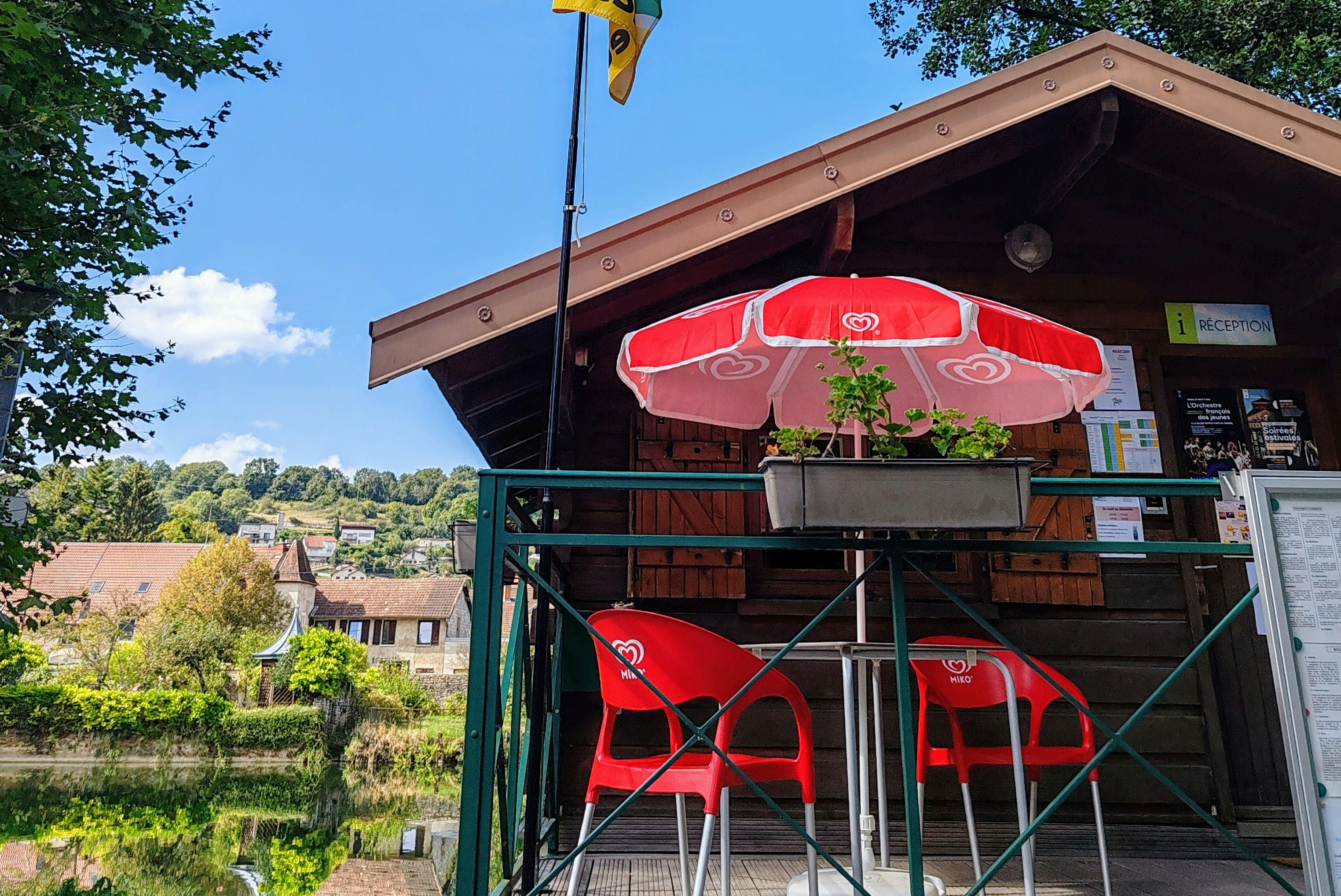 Camping les Promenades - Rezeption des Campingplatzes