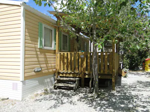 Camping Paradis Les Relarguiers Camping Les Relarguiers - Mobilheim mit Terrasse auf dem Campingplatz