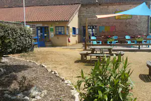 Camping Les Rives du Céou - Rezeption un snack-bar