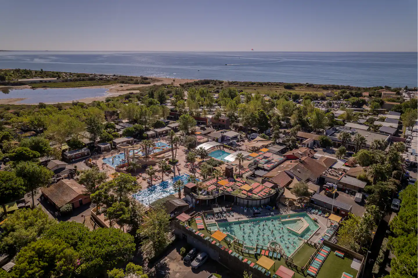 Camping Sunêlia Les Sablons - Luftaufnahme des Campingplatzes