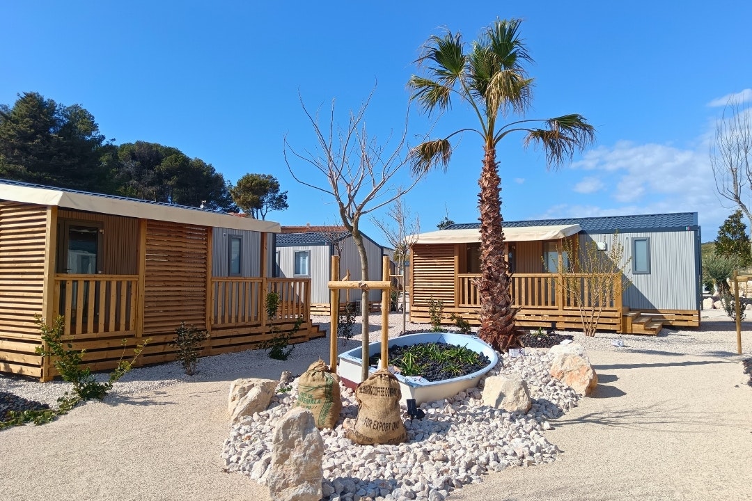 Camping Les Tamaris  - Mobilheime auf dem Campingplatz