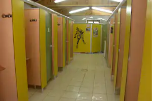 Camping Les Truffières - Sanitärbereich vom Campingplatz