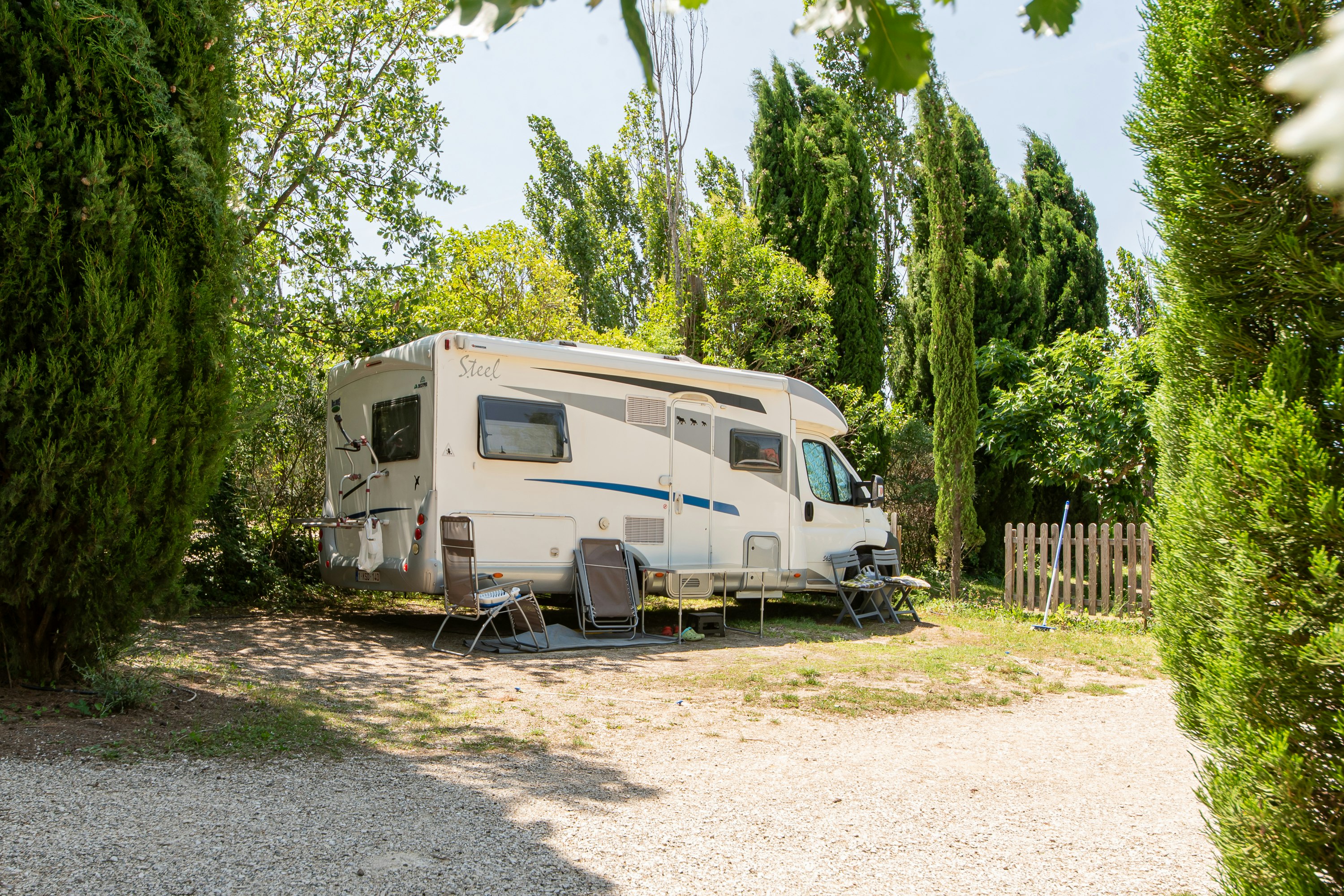 Camping Les Verguettes - Standplätze auf dem Campingplatz