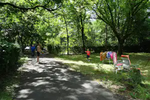 Camping Les Vignes - Wohnwagen- und Zeltstellplatz vom Campingplatz im Grünen