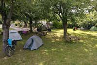 Camping Les Violettes - Zeltwiese auf dem Campingplatz
