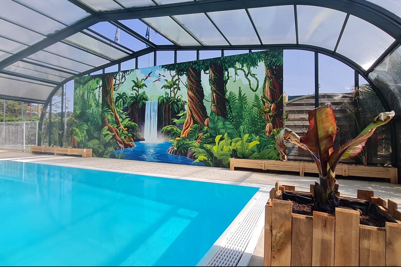 Camping l'Estuaire - Hallenbad auf dem Campingplatz