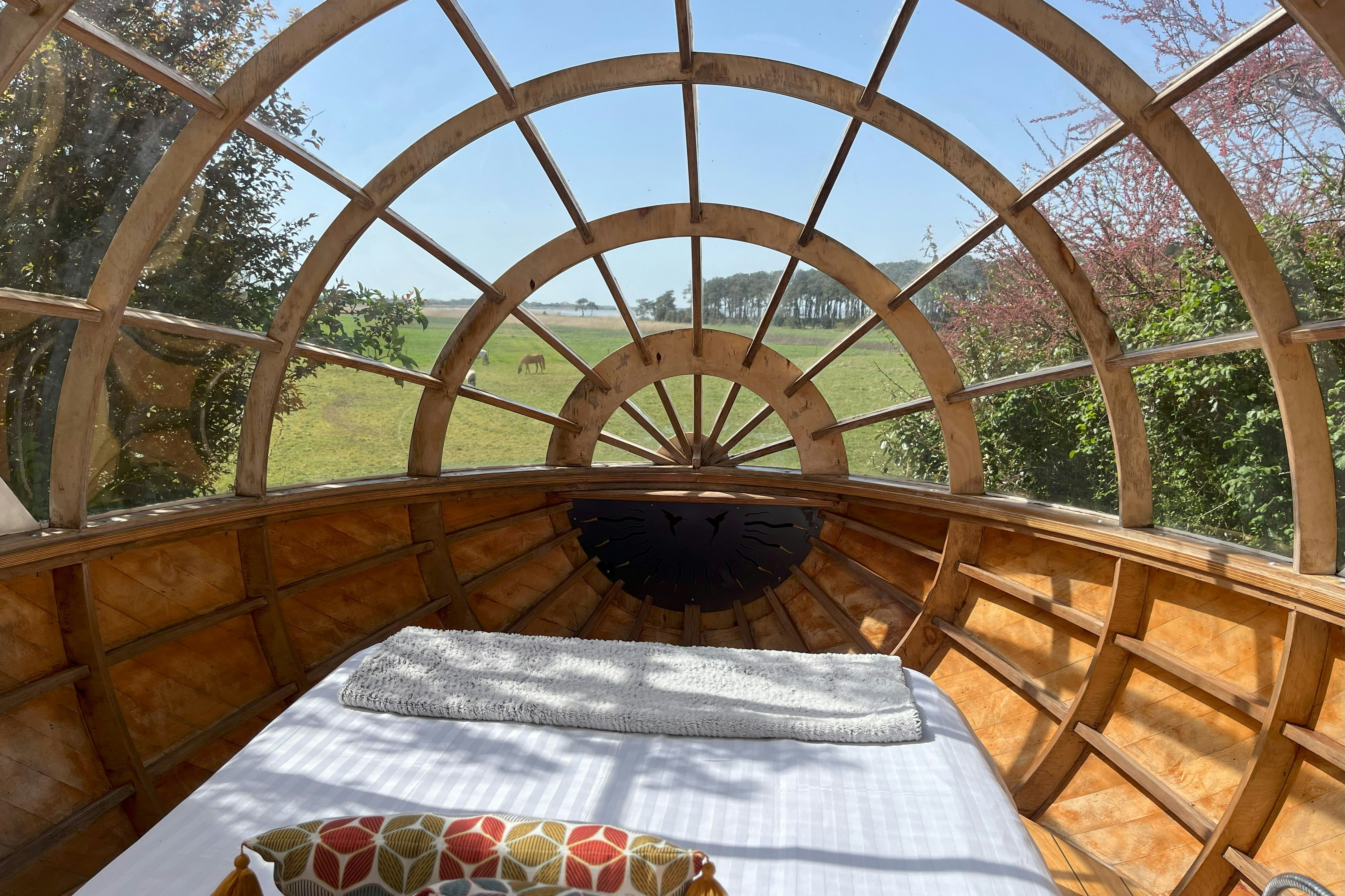 Camping l'Estuaire - Kleine Mietunterkunft auf dem Campingplatz