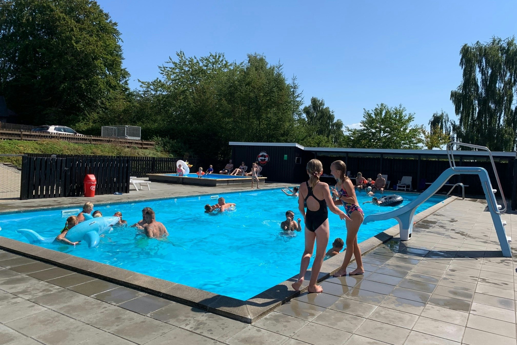 Camping Løgballe - Pool auf dem Campingplatz