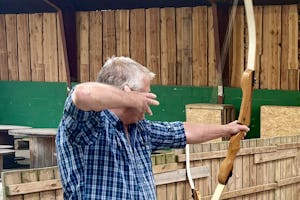 Camping Løgismosestrand - Bogenschießen als Freizeitaktivität auf dem Campingplatz