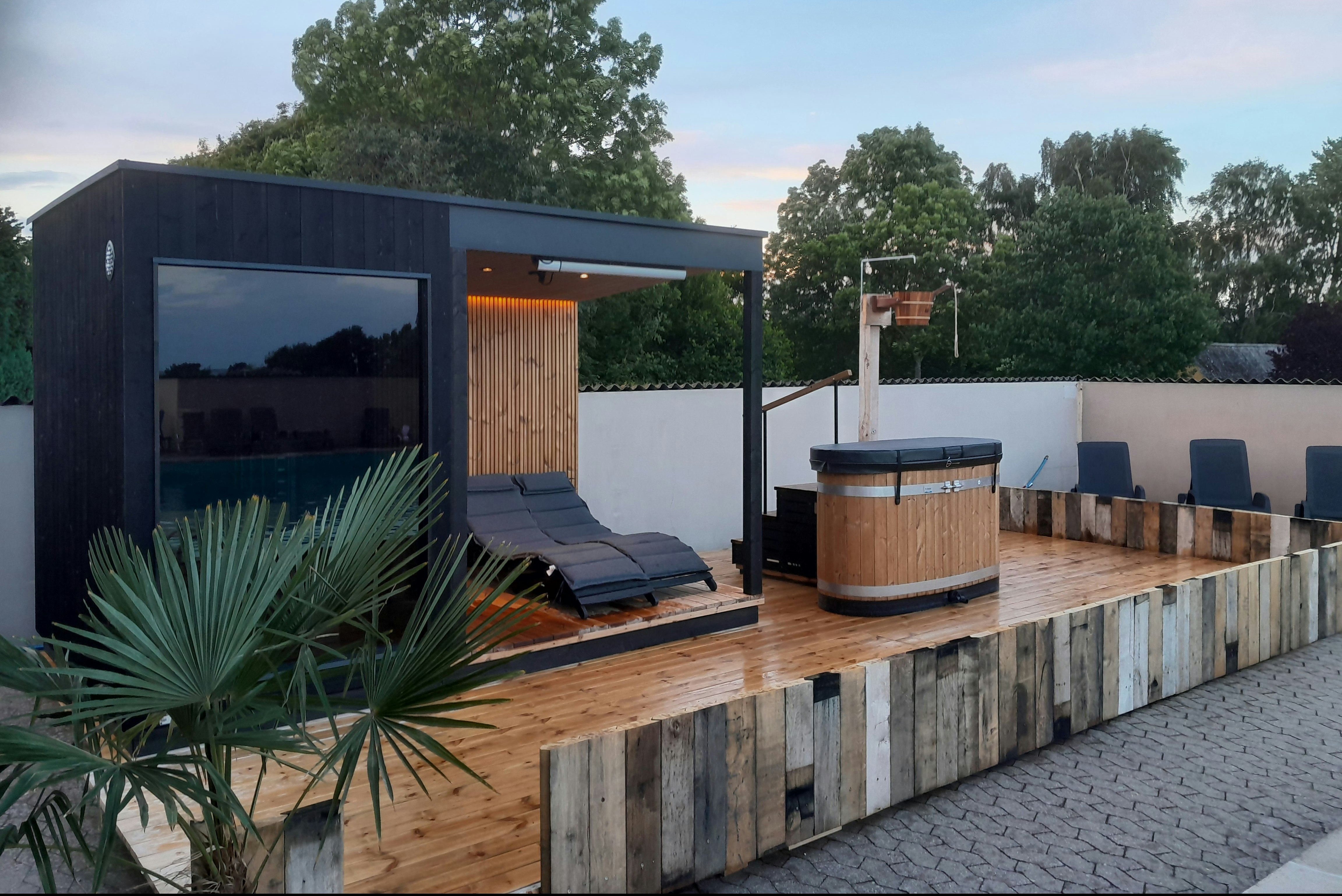 Camping Løgismosestrand - Sauna und Wildnisbad auf dem Campingplatz